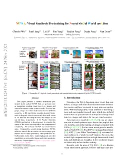 NÜWA: Visual Synthesis Pre-training for Neural visUal World creAtion
