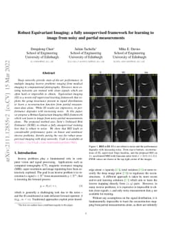 Robust Equivariant Imaging: a fully unsupervised framework for learning
  to image from noisy and partial measurements