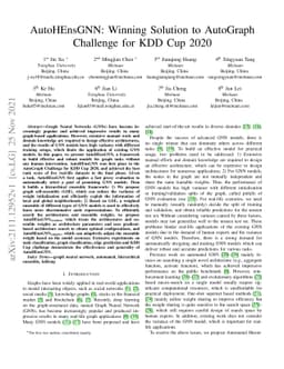 AutoHEnsGNN: Winning Solution to AutoGraph Challenge for KDD Cup 2020