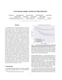 Cross-Domain Adaptive Teacher for Object Detection