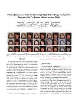 Predict, Prevent, and Evaluate: Disentangled Text-Driven Image
  Manipulation Empowered by Pre-Trained Vision-Language Model