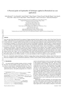 A Practical guide on Explainable AI Techniques applied on Biomedical use
  case applications