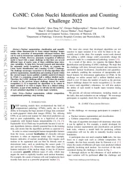 CoNIC: Colon Nuclei Identification and Counting Challenge 2022