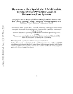 Human-machine Symbiosis: A Multivariate Perspective for Physically
  Coupled Human-machine Systems