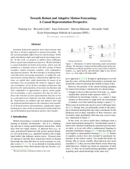 Towards Robust and Adaptive Motion Forecasting: A Causal Representation
  Perspective