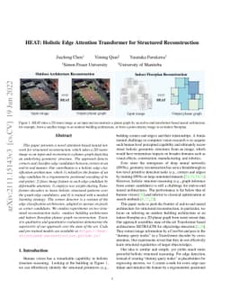 HEAT: Holistic Edge Attention Transformer for Structured Reconstruction