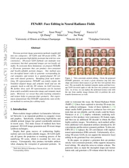 FENeRF: Face Editing in Neural Radiance Fields