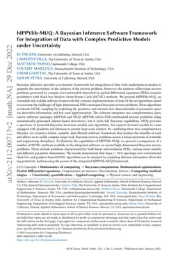 hIPPYlib-MUQ: A Bayesian Inference Software Framework for Integration of
  Data with Complex Predictive Models under Uncertainty