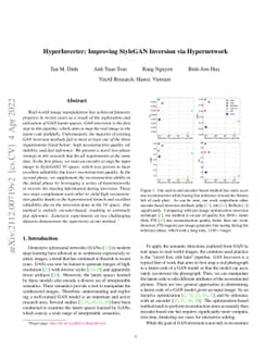 HyperInverter: Improving StyleGAN Inversion via Hypernetwork