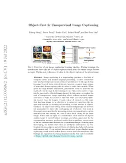 Object-Centric Unsupervised Image Captioning