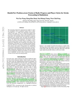 ShuttleNet: Position-aware Fusion of Rally Progress and Player Styles
  for Stroke Forecasting in Badminton