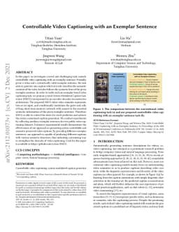 Controllable Video Captioning with an Exemplar Sentence