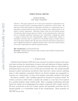 Structural Sieves