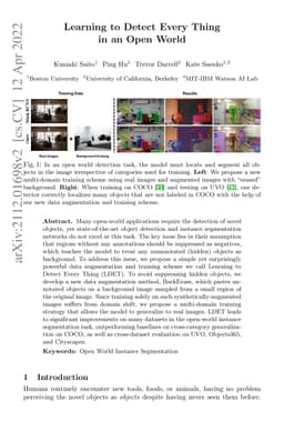 Learning to Detect Every Thing in an Open World