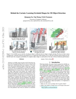 Behind the Curtain: Learning Occluded Shapes for 3D Object Detection