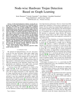 Node-wise Hardware Trojan Detection Based on Graph Learning
