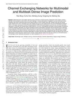 Channel Exchanging Networks for Multimodal and Multitask Dense Image
  Prediction