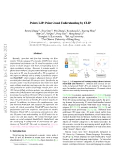 PointCLIP: Point Cloud Understanding by CLIP