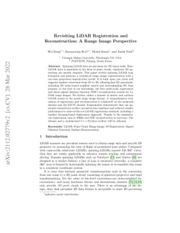 Revisiting LiDAR Registration and Reconstruction: A Range Image
  Perspective