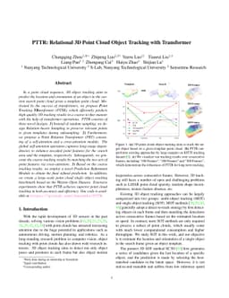 PTTR: Relational 3D Point Cloud Object Tracking with Transformer