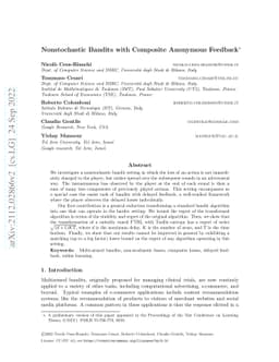 Nonstochastic Bandits with Composite Anonymous Feedback
