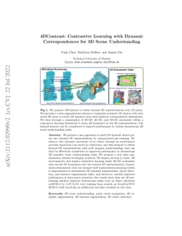 4DContrast: Contrastive Learning with Dynamic Correspondences for 3D
  Scene Understanding