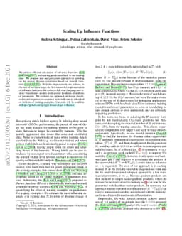 Scaling Up Influence Functions