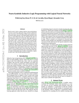 Neuro-Symbolic Inductive Logic Programming with Logical Neural Networks