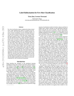 Label Hallucination for Few-Shot Classification