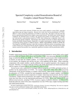 Spectral Complexity-scaled Generalization Bound of Complex-valued Neural
  Networks