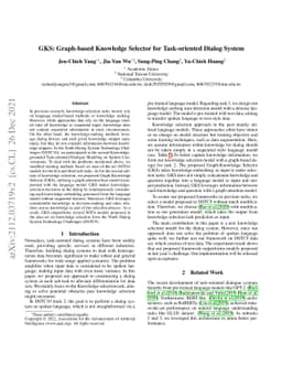 GKS: Graph-based Knowledge Selector for Task-oriented Dialog System