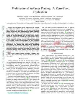 Multinational Address Parsing: A Zero-Shot Evaluation