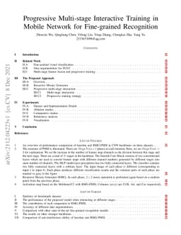 Progressive Multi-stage Interactive Training in Mobile Network for
  Fine-grained Recognition