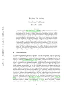 Replay For Safety