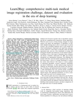 Learn2Reg: comprehensive multi-task medical image registration
  challenge, dataset and evaluation in the era of deep learning