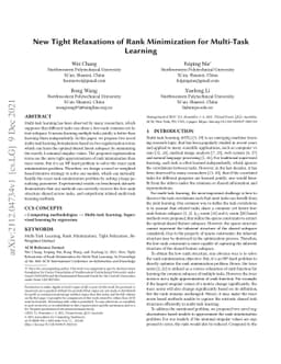 New Tight Relaxations of Rank Minimization for Multi-Task Learning