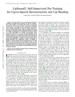 LipSound2: Self-Supervised Pre-Training for Lip-to-Speech Reconstruction
  and Lip Reading