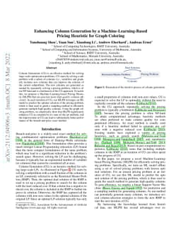 Enhancing Column Generation by a Machine-Learning-Based Pricing
  Heuristic for Graph Coloring