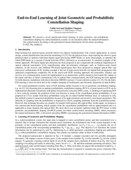 End-to-End Learning of Joint Geometric and Probabilistic Constellation
  Shaping