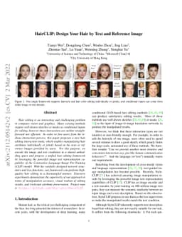 HairCLIP: Design Your Hair by Text and Reference Image