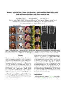 Come-Closer-Diffuse-Faster: Accelerating Conditional Diffusion Models
  for Inverse Problems through Stochastic Contraction