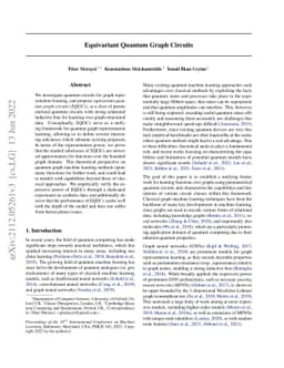 Equivariant Quantum Graph Circuits