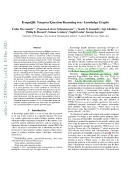 TempoQR: Temporal Question Reasoning over Knowledge Graphs