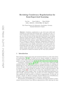 Revisiting Consistency Regularization for Semi-Supervised Learning