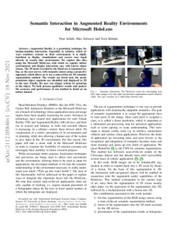 Semantic Interaction in Augmented Reality Environments for Microsoft
  HoloLens
