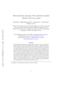 Retrosynthetic Planning with Experience-Guided Monte Carlo Tree Search