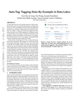 Auto-Tag: Tagging-Data-By-Example in Data Lakes