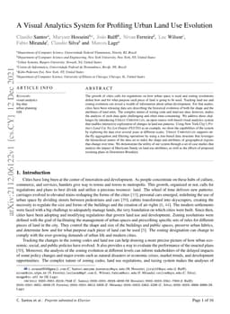 A Visual Analytics System for Profiling Urban Land Use Evolution