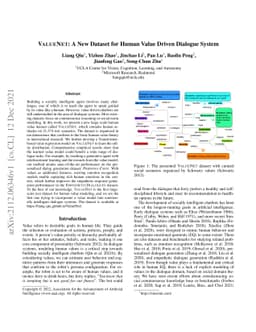 ValueNet: A New Dataset for Human Value Driven Dialogue System