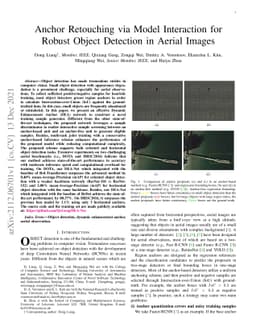 Anchor Retouching via Model Interaction for Robust Object Detection in
  Aerial Images